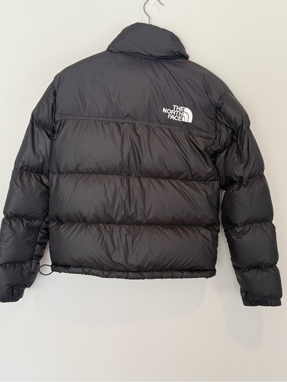 The North Face Women’s Nuptse Cropped 700 Puffer Jacket Black S - Picture 5 of 7